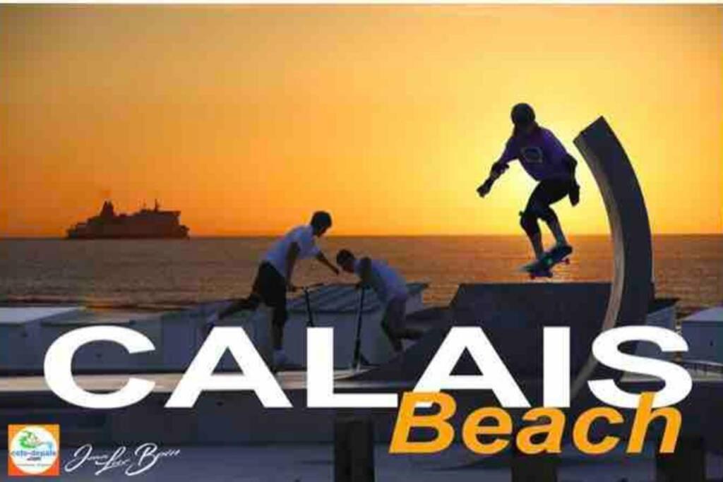 La Plage Superbe Studio Refait A Neuf Calais Bagian luar foto